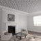 Ekena Millwork 33W x 33H x 1T Small Cameron Decorative Fretwork Ceiling Panels in Architectural Grade PVC CELP33X3303CAM - alternate 1